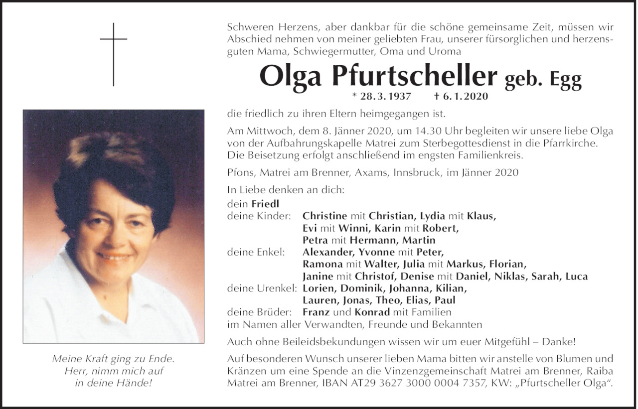 Olga Pfurtscheller Bild
