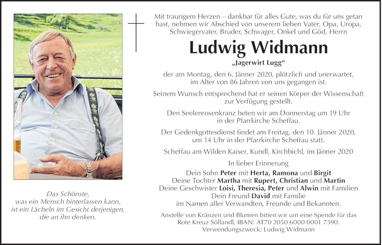 Ludwig Widmann Bild
