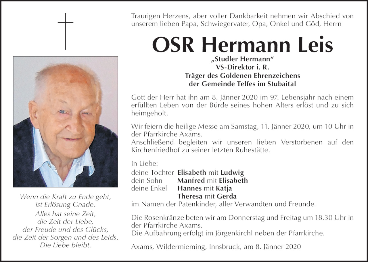 Hermann Leis Bild