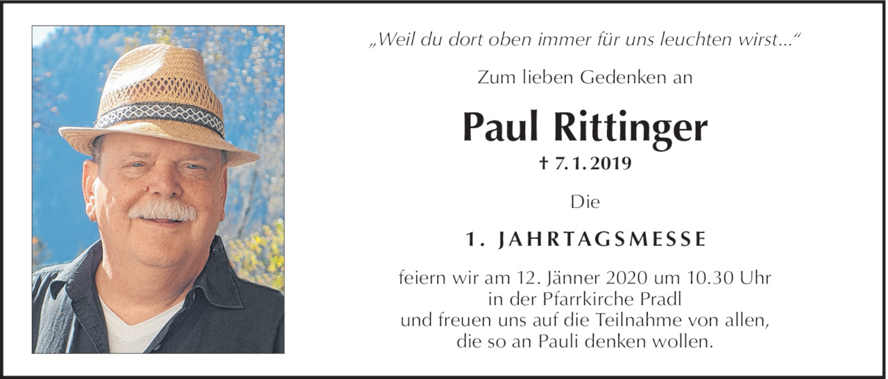 Paul Rittinger Bild