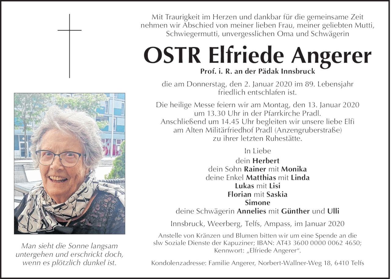 Elfriede Angerer Bild