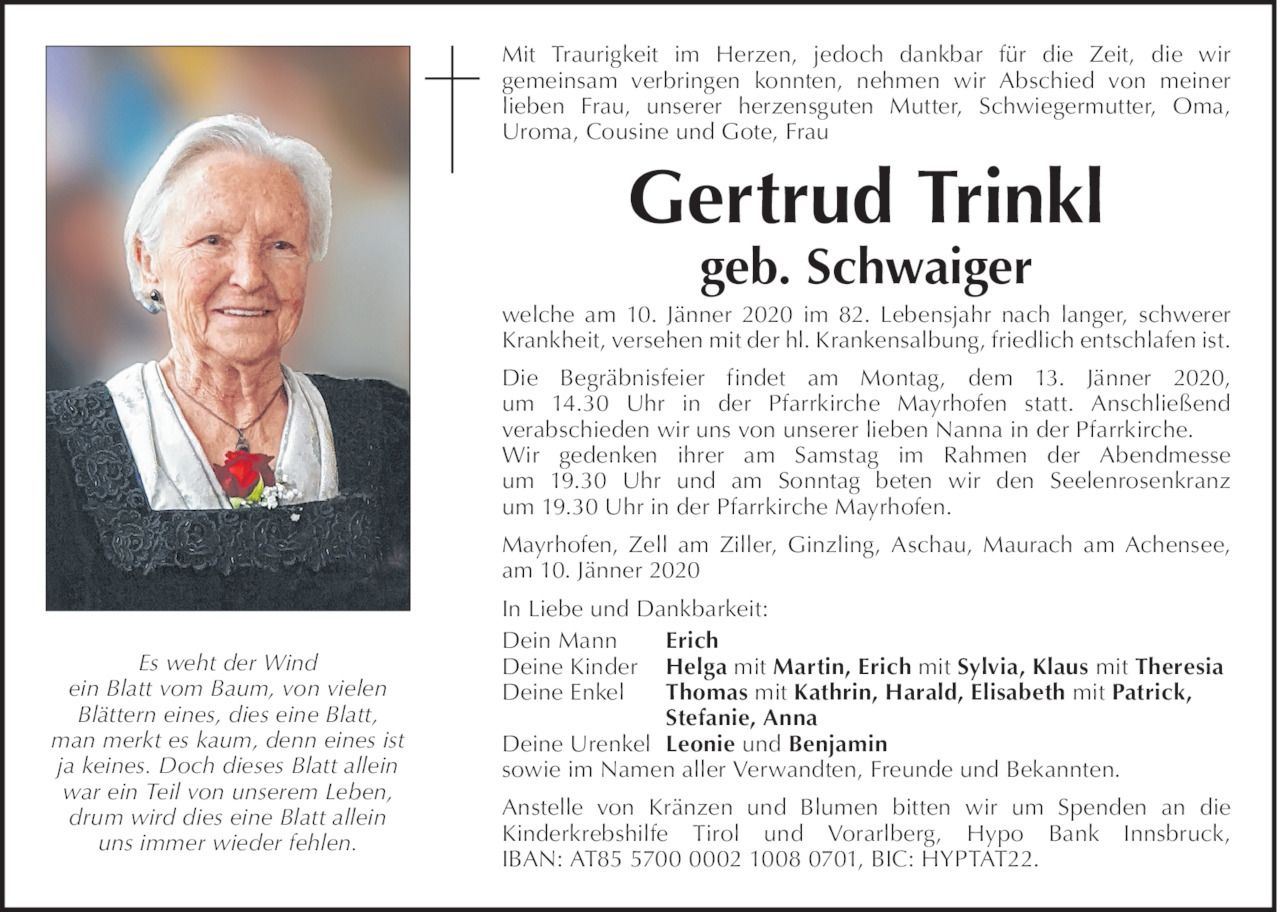 Gertrud Trinkl Bild