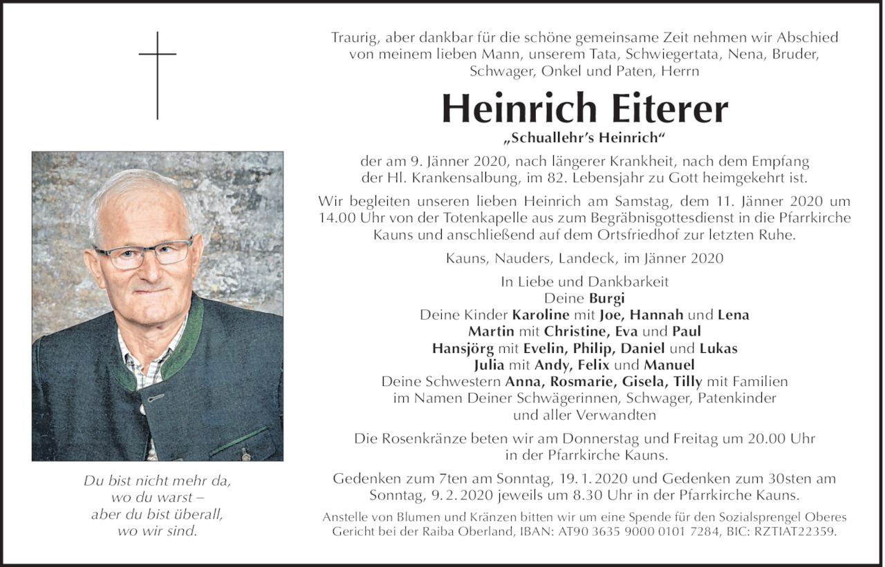 Heinrich Eiterer Bild