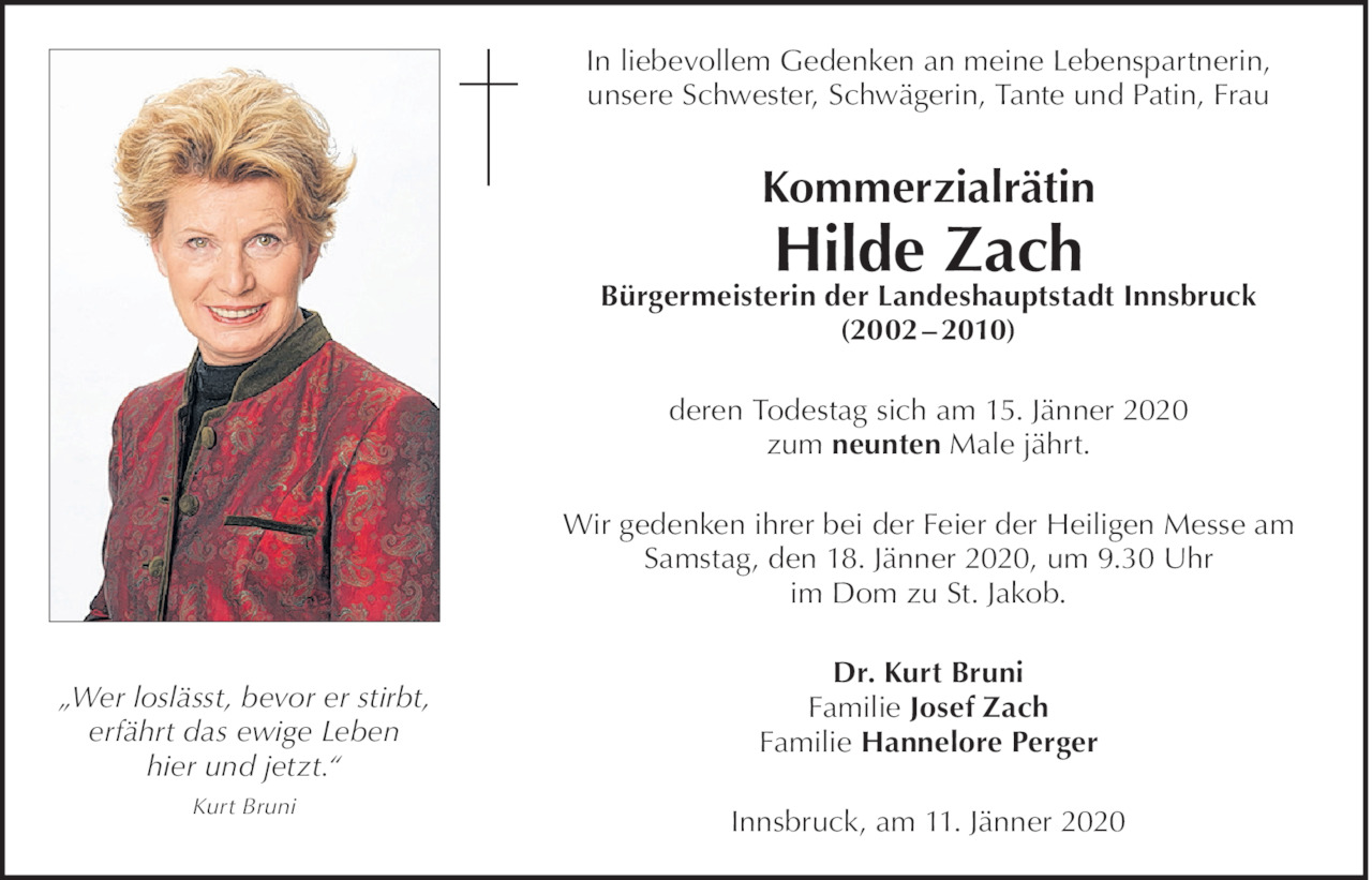Hilde Zach Bild