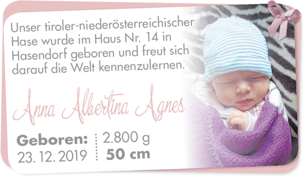 Anna Albertina Agnes  Bild
