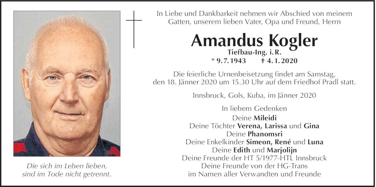 Amandus Kogler Bild