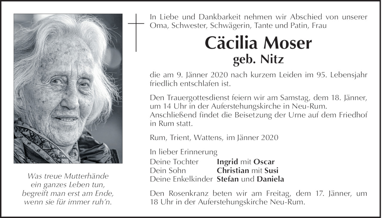 Cäcilia Moser Bild
