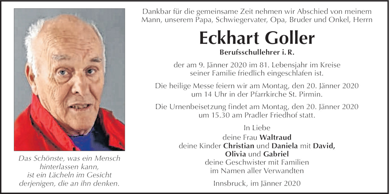 Eckhart Goller Bild