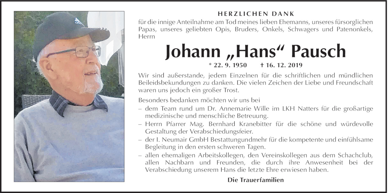 Johann Pausch Bild