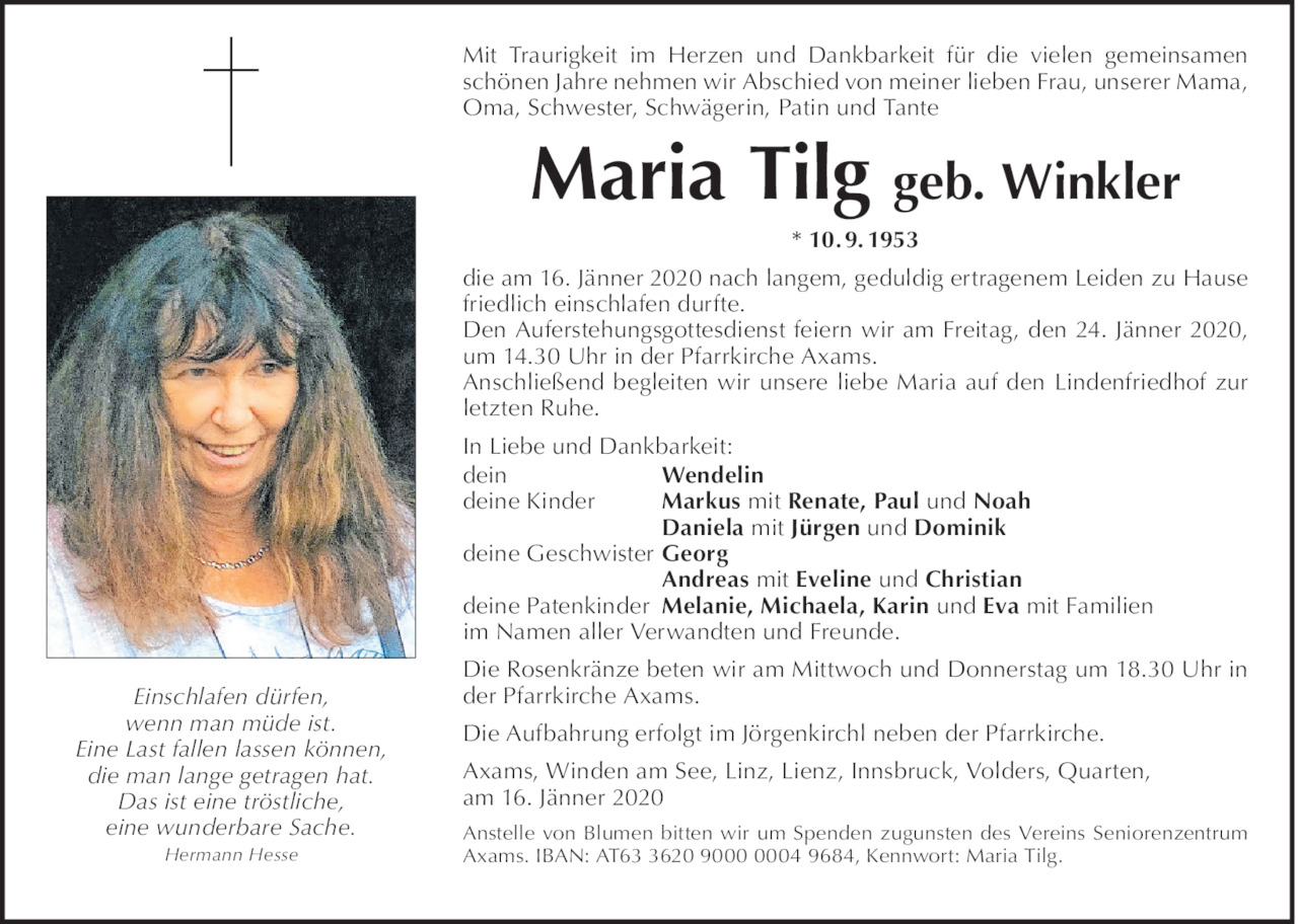Maria Tilg Bild