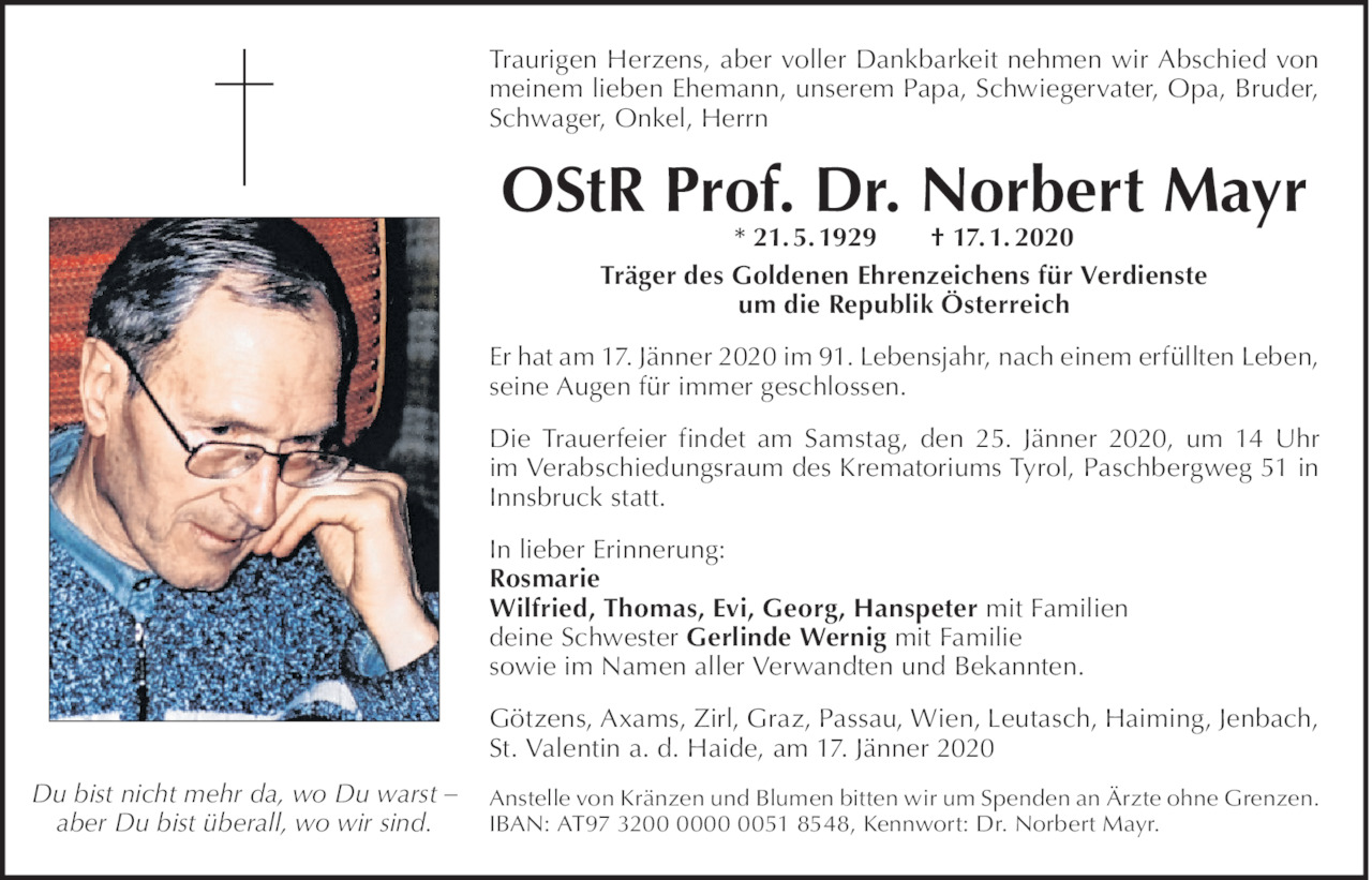 Norbert Mayr Bild