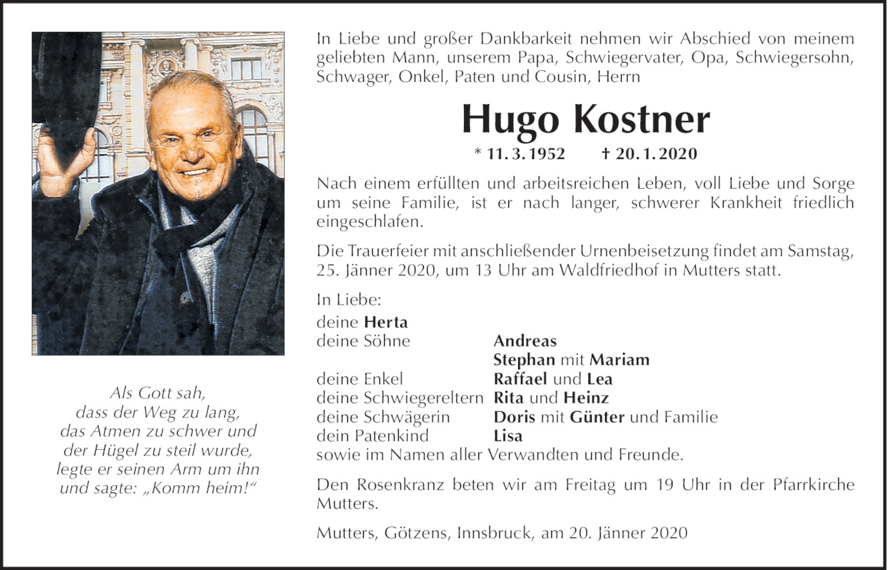 Hugo Kostner Bild