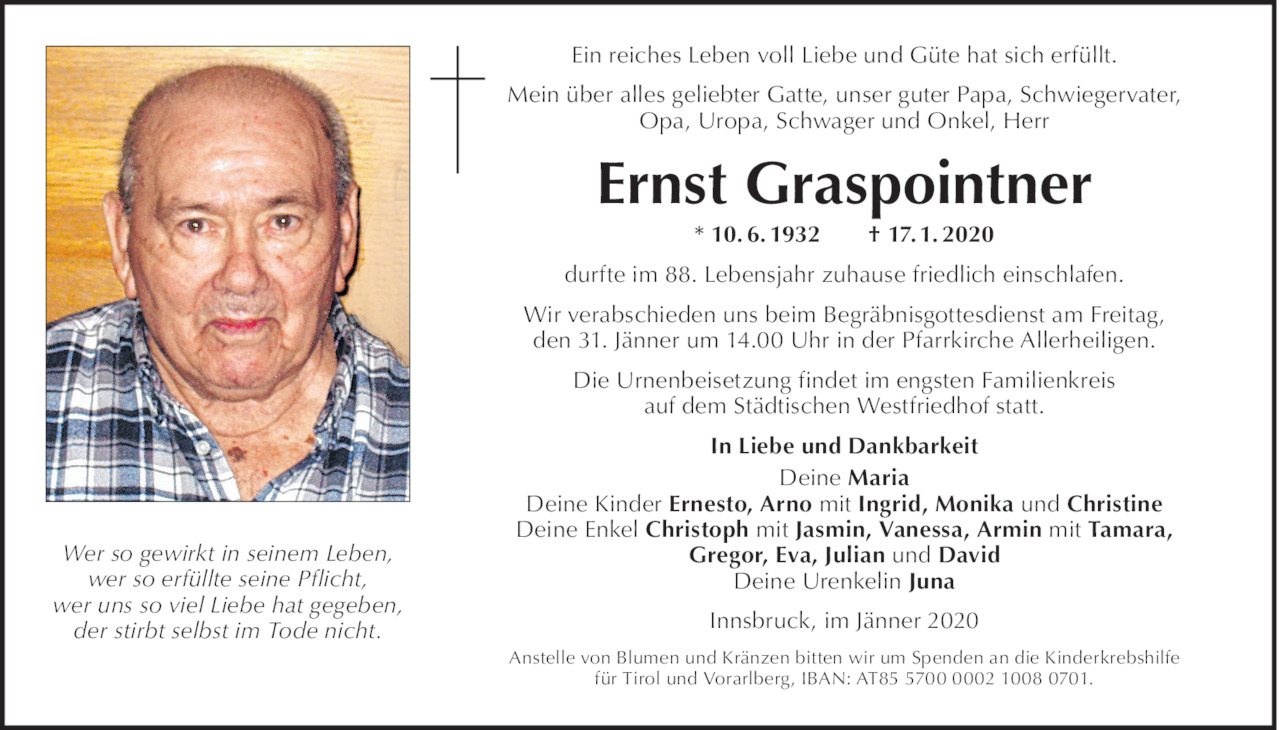 Ernst Graspointner Bild