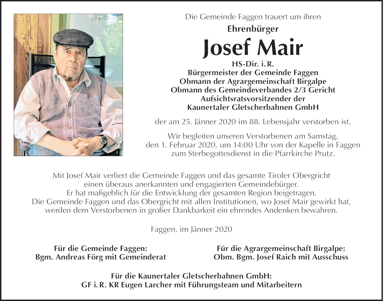 Josef Mair Bild
