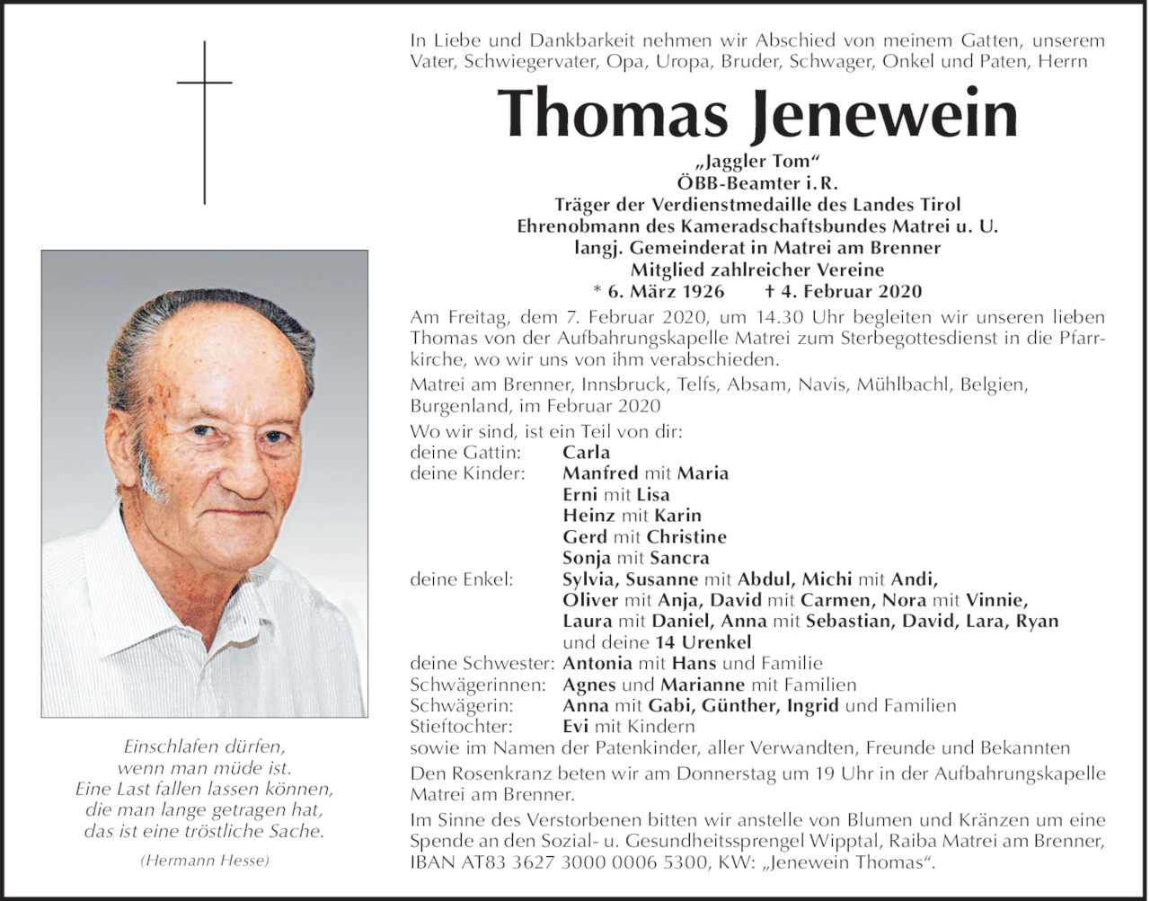 Thomas Jenewein Bild