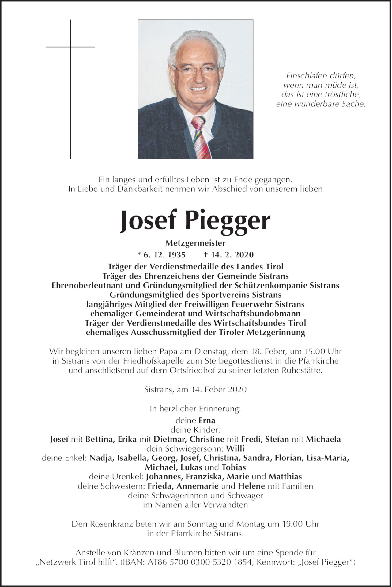 Josef Piegger Bild