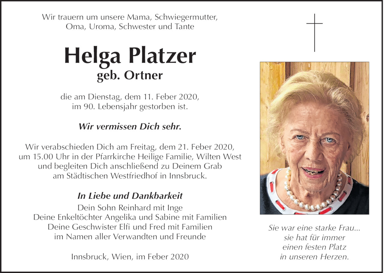 Helga Platzer Bild