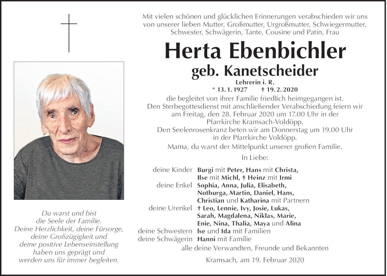 Herta Ebenbichler Bild