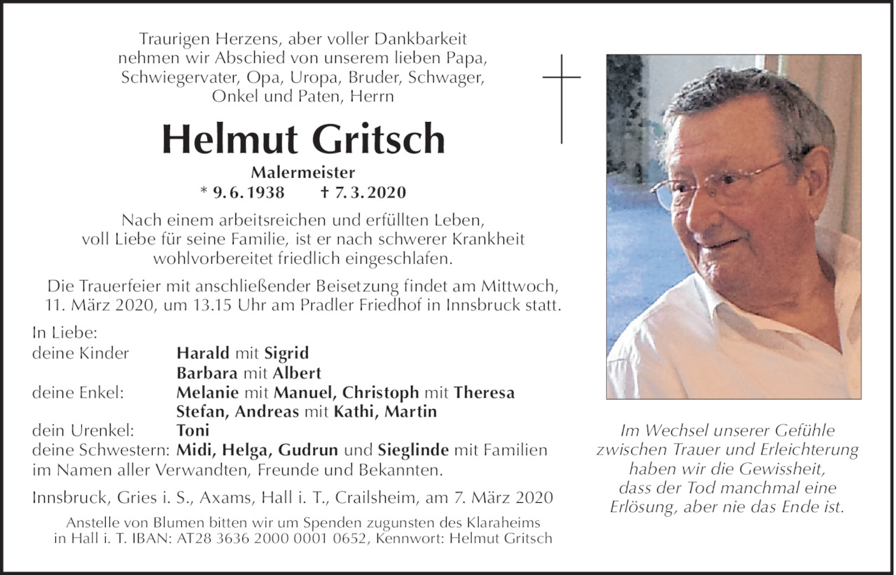 Helmut Gritsch Bild