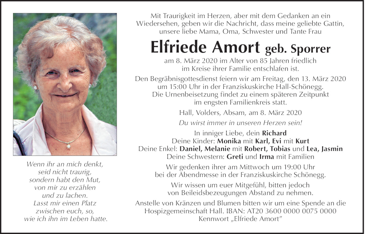 Elfriede Amort  Bild