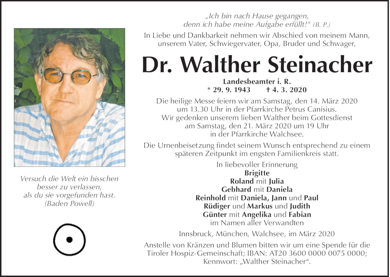 Walther Steinacher  Bild