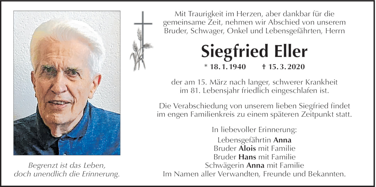 Siegfried Eller Bild