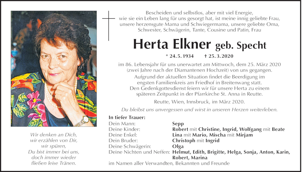 Herta Elkner Bild