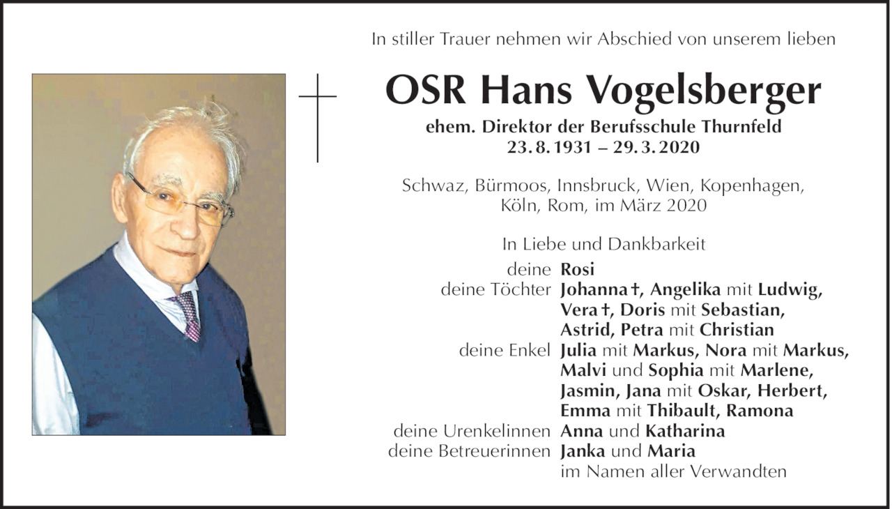 Hans Vogelsberger Bild