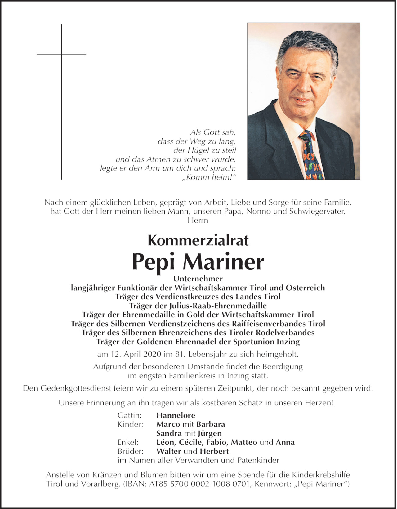 Pepi Mariner Bild