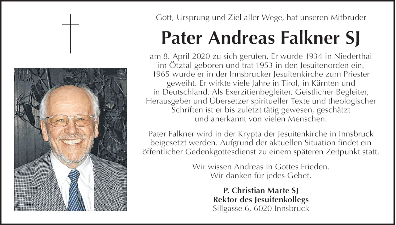 Andreas Falkner SJ Bild