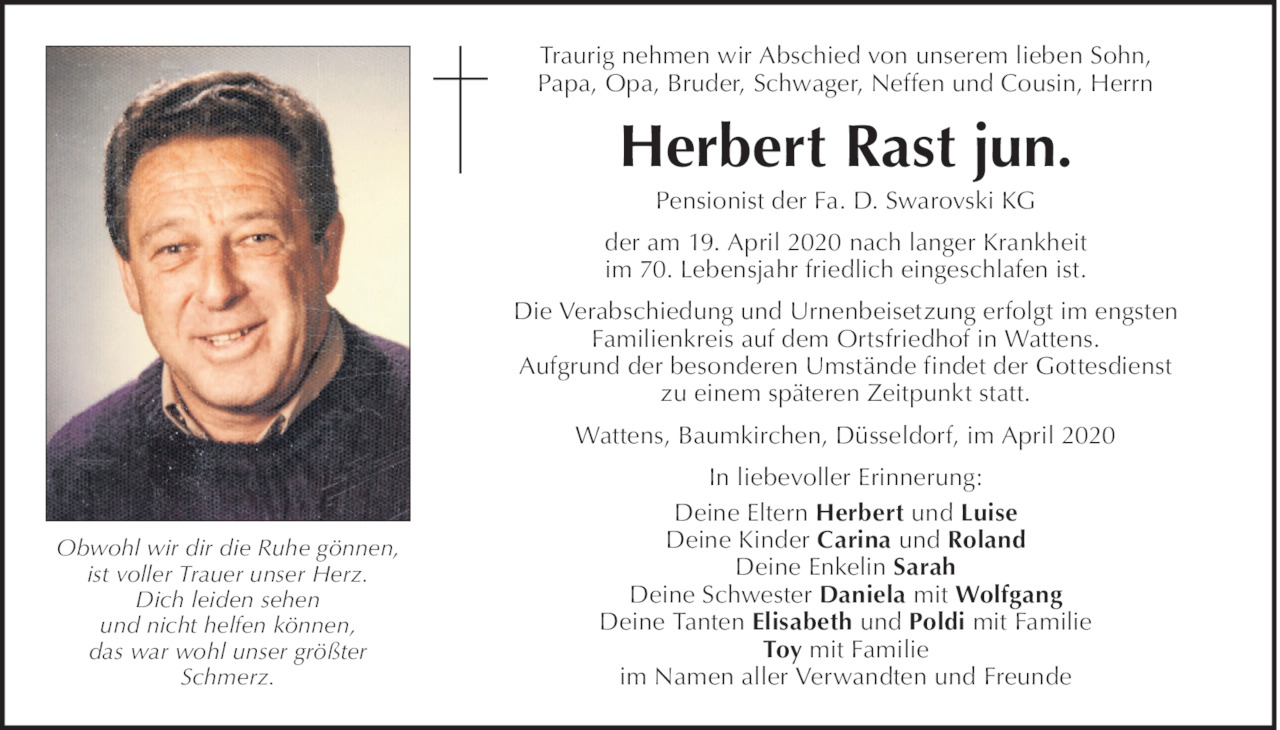 Herbert jun. Rast Bild