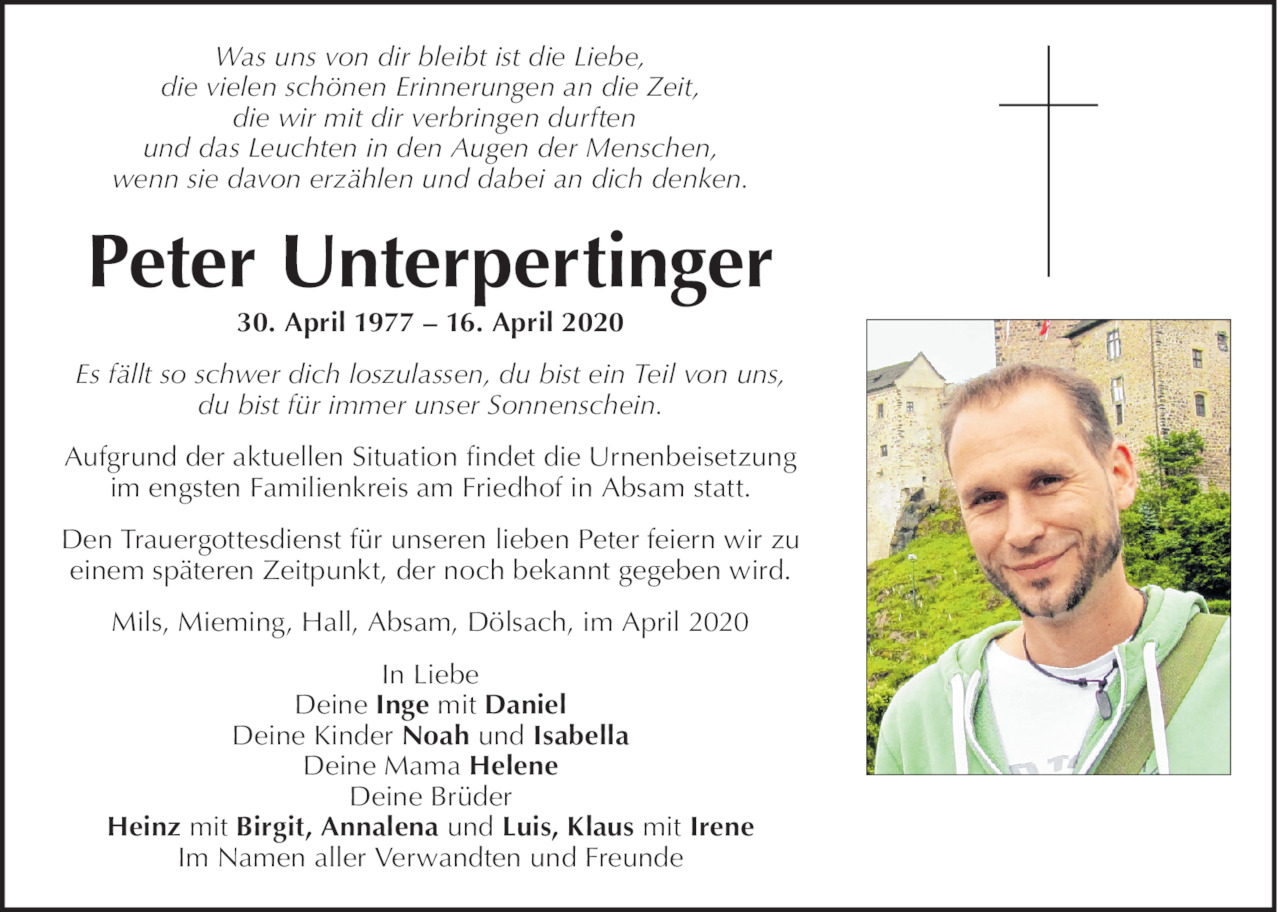 Peter Unterpertinger Bild