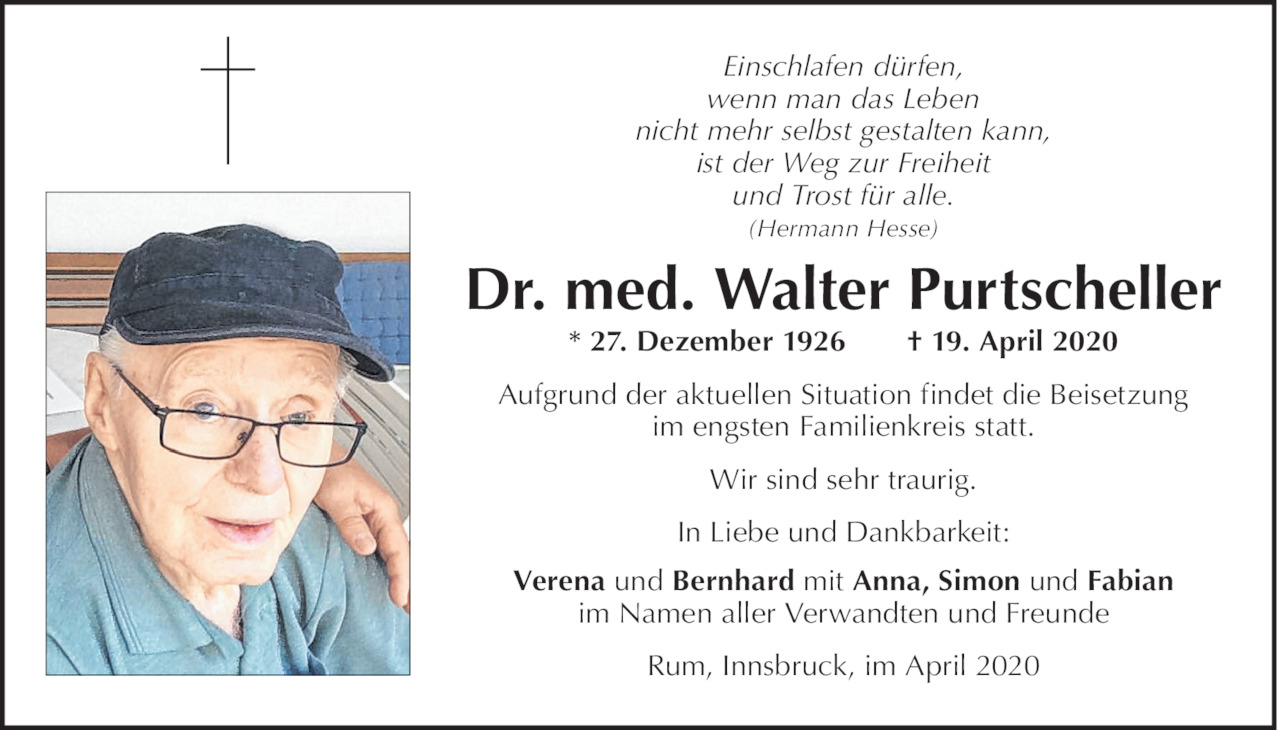 Walter  Purtscheller Bild