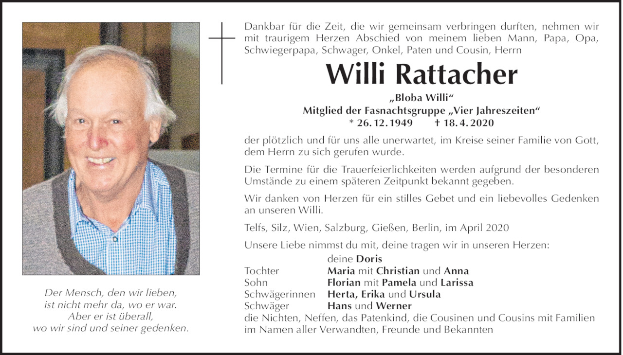 Willi Rattacher Bild