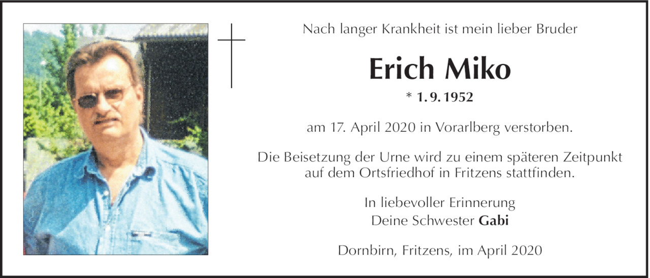 Erich  Miko Bild