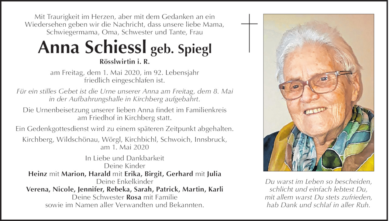 Anna Schiessl Bild