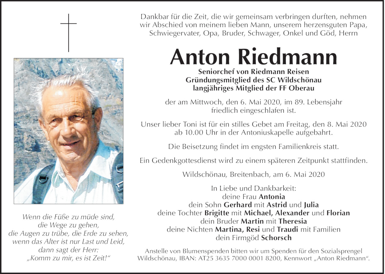 Anton Riedmann Bild