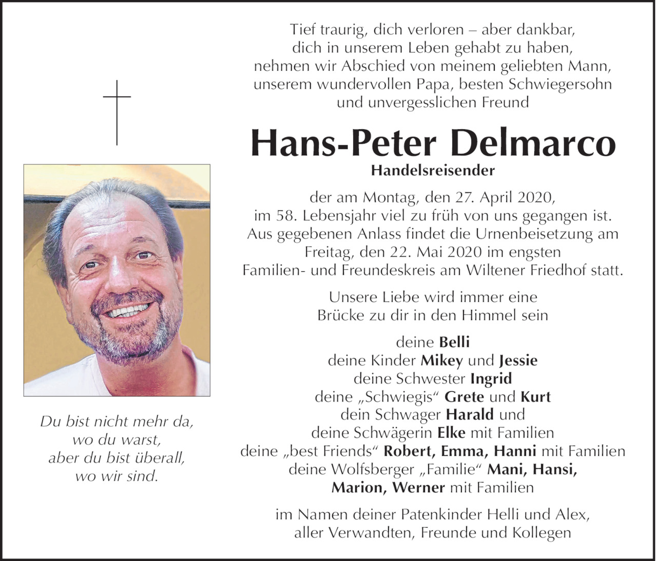 Hans-Peter Delmarco Bild