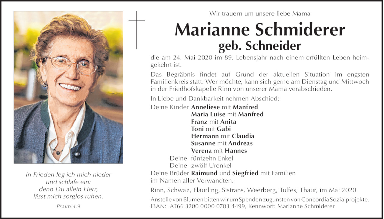 Marianne Schmiderer Bild