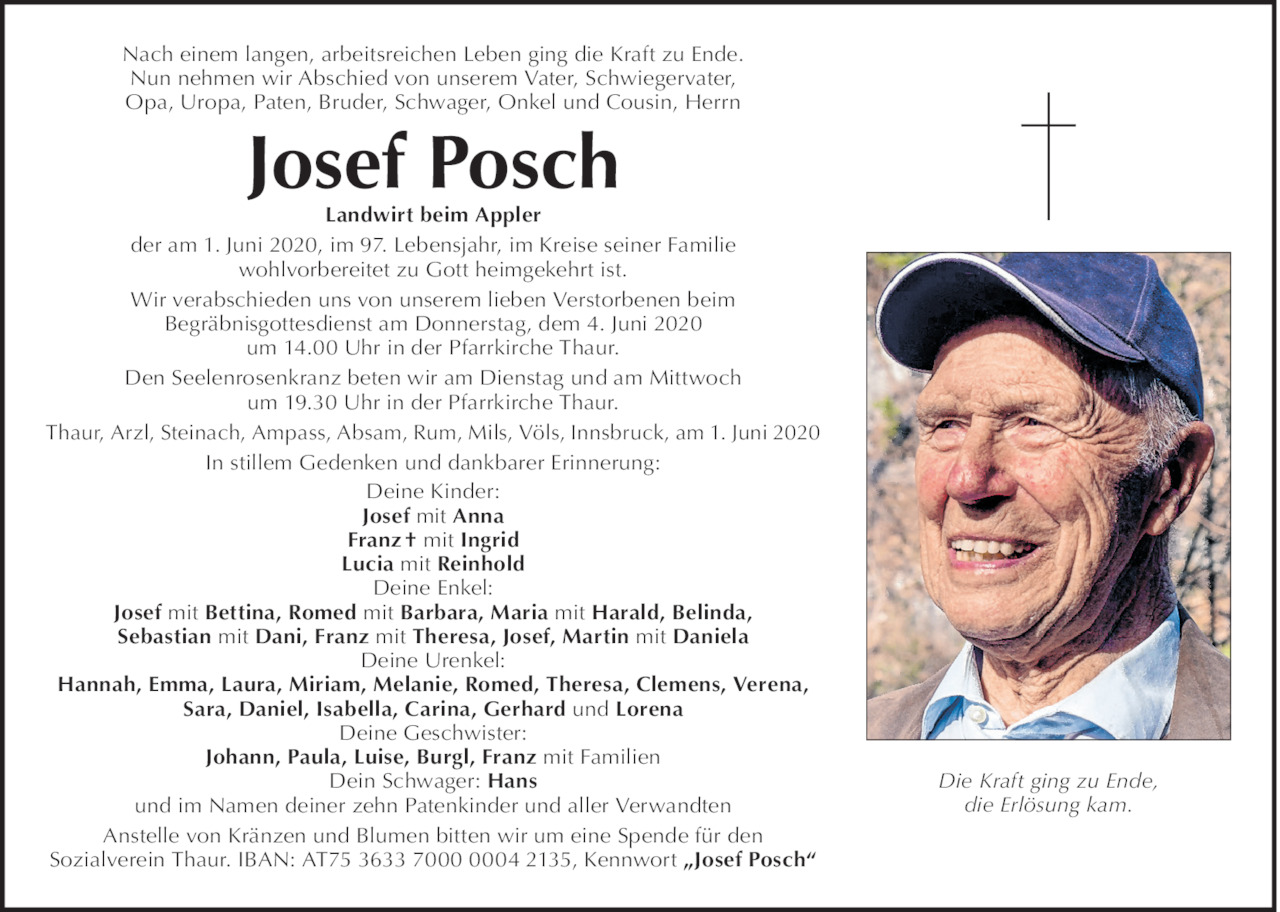 Josef Posch Bild
