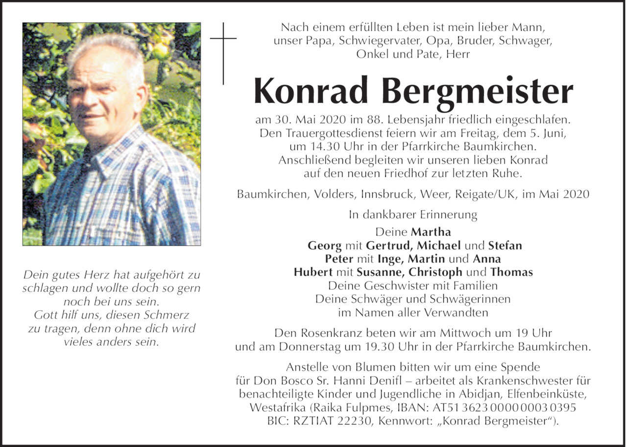 Konrad Bergmeister Bild