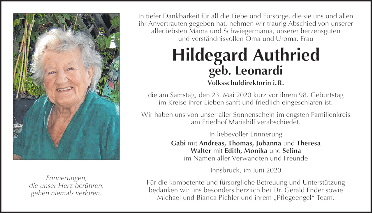 Hildegard Authried Bild