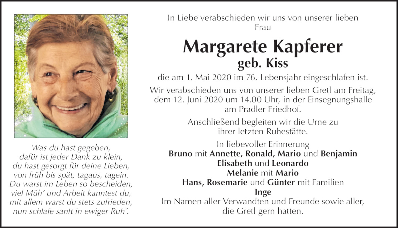 Margarete Kapferer Bild