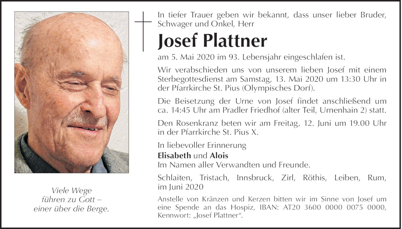 Josef Plattner Bild