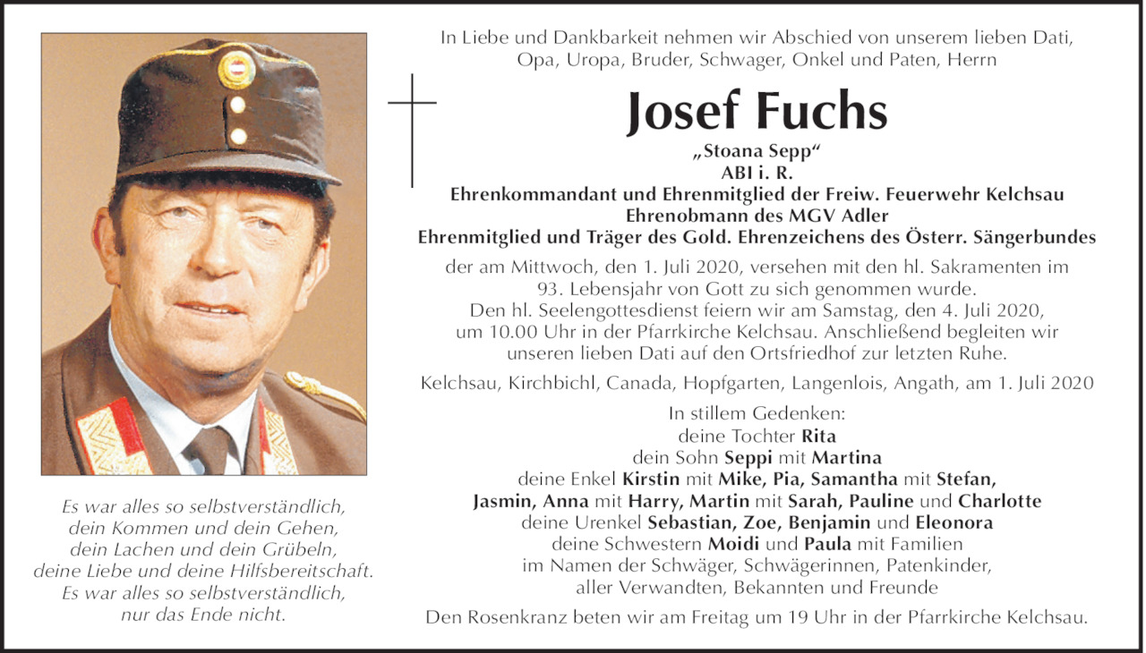 Josef Fuchs  Bild