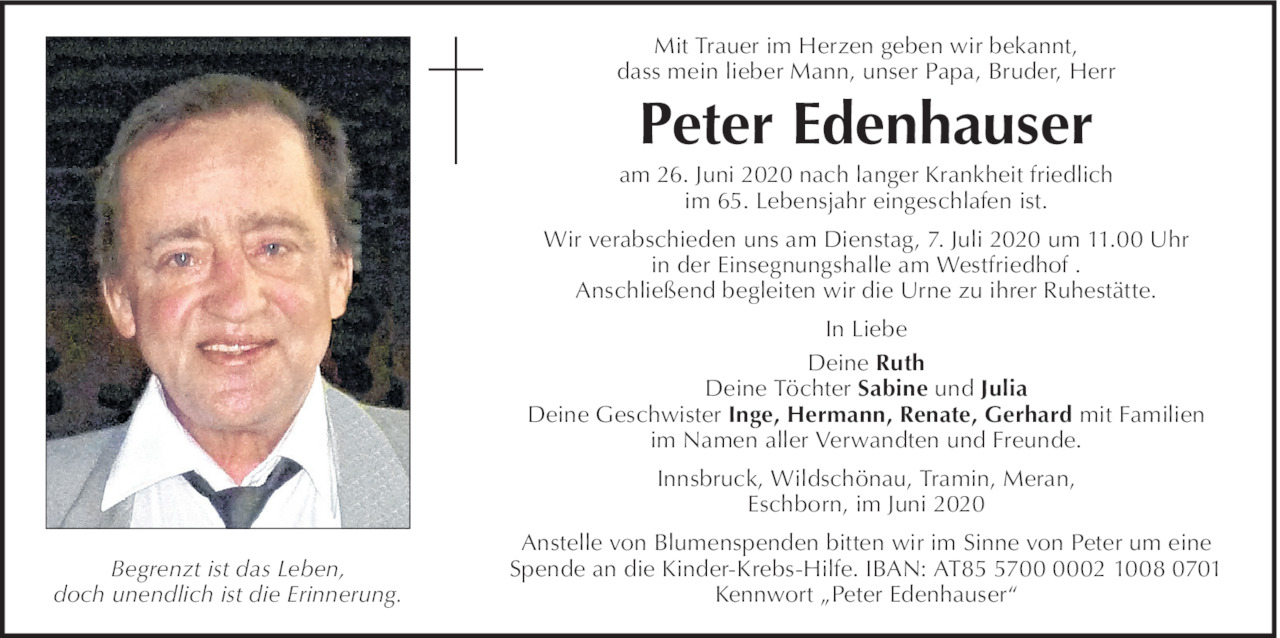 Peter Edenhauser Bild