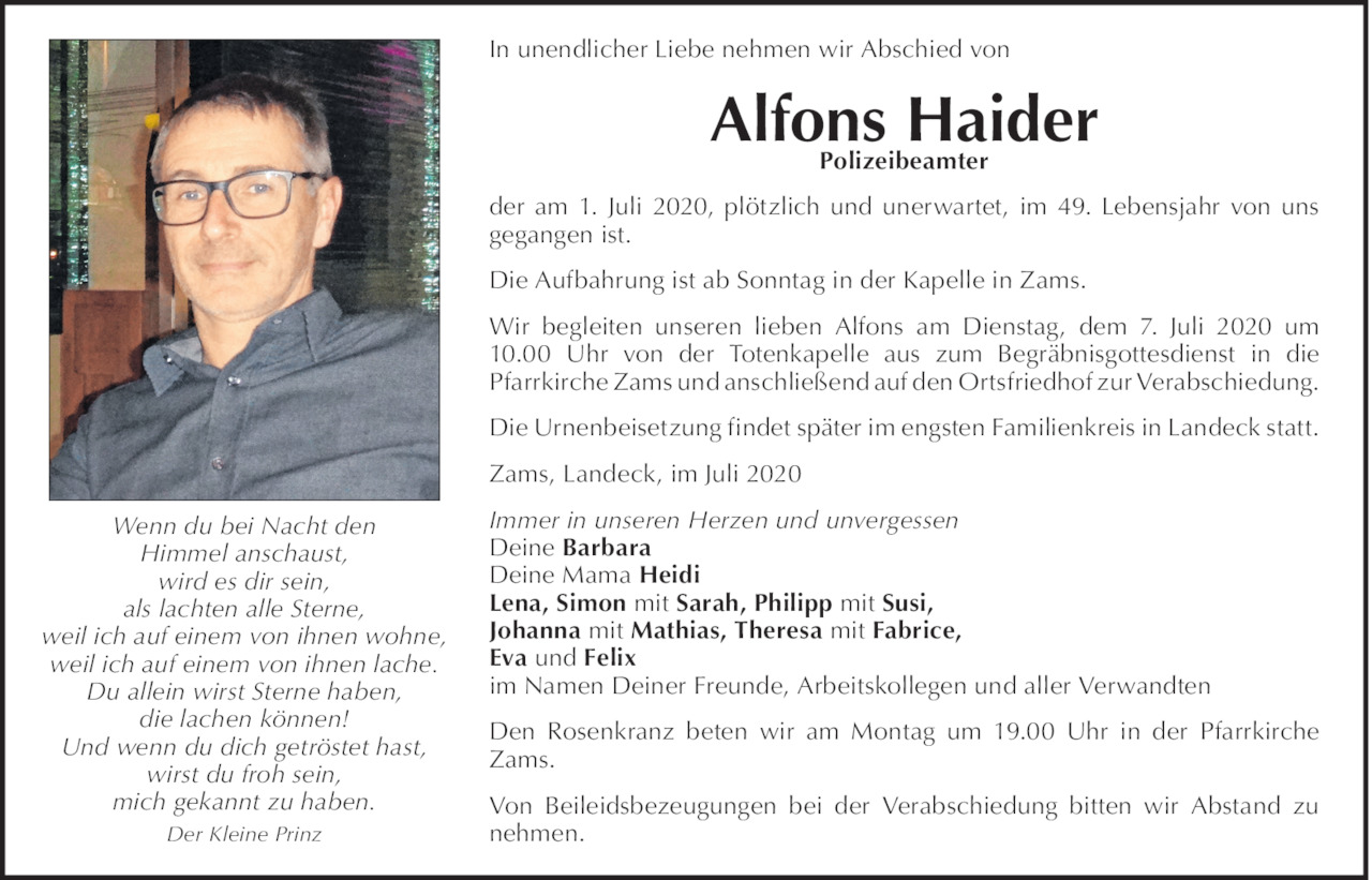 Alfons Haider Bild