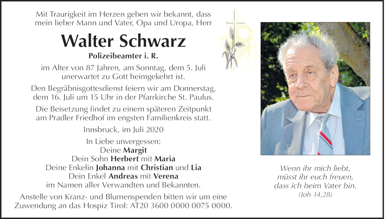 Walter Schwarz Bild