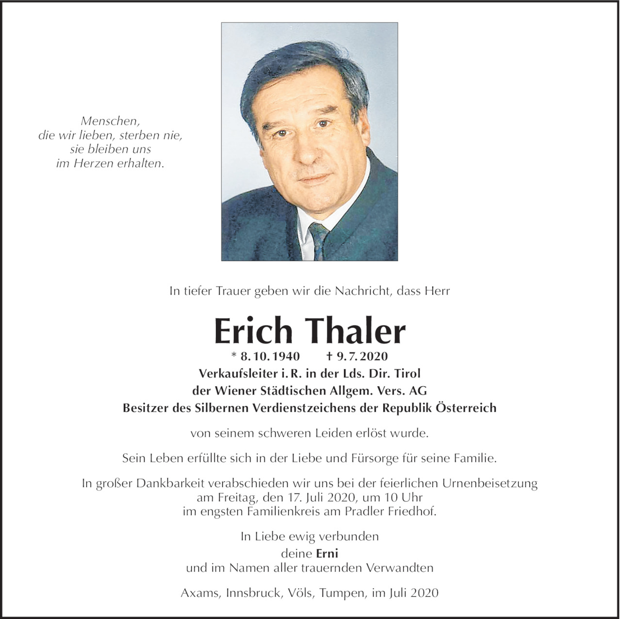 Erich Thaler Bild
