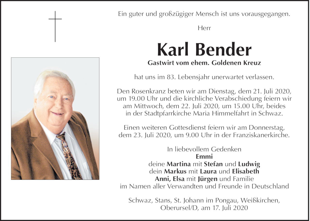 Karl Bender Bild